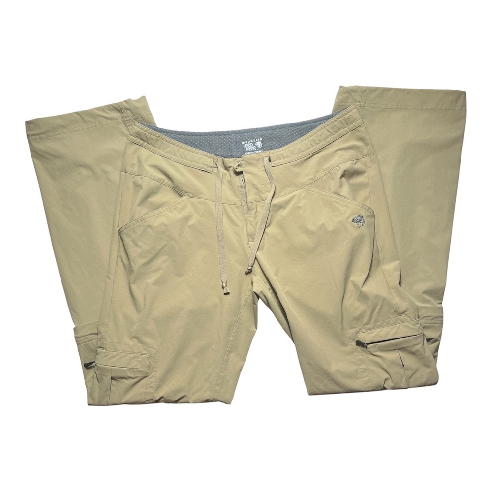 Mountain‎ Hardwear Women's Sz 8/31 Yuma Convertible Cargo Hiking Pants Tan-1880